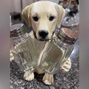 Salt and Pepper shakers. Labrador Retriever. Like New Condition.